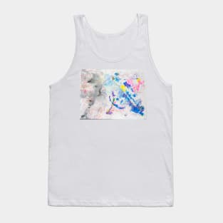 In Gray, Pink, and Blue Will Prevail - My Original Art Tank Top